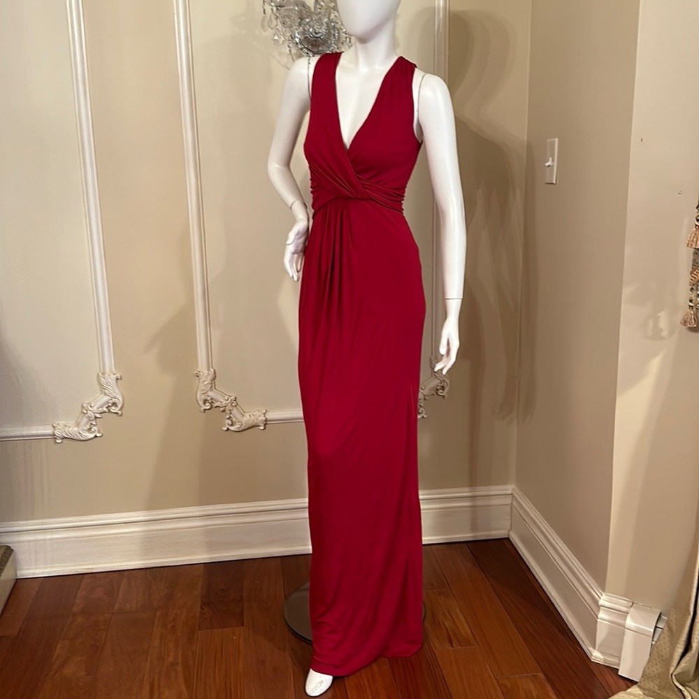 Gucci Authentic red stretch  Evening Grown size XS